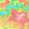Mappa topografica Orth, altitudine, rilievo