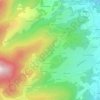 Mappa topografica Les Plâtres, altitudine, rilievo