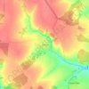 Mappa topografica Инся, altitudine, rilievo