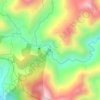 Mappa topografica Cascada El Indio, altitudine, rilievo