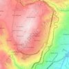 Mappa topografica San Francisco de Cutuglagua, altitudine, rilievo