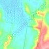 Mappa topografica Bundjalung, altitudine, rilievo