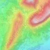 Mappa topografica La Chapelle, altitudine, rilievo