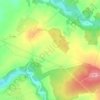 Mappa topografica Janval, altitudine, rilievo