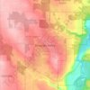 Mappa topografica Drayton Valley, altitudine, rilievo