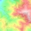 Mappa topografica Decontra di Sant'Angelo Limosano, altitudine, rilievo