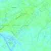 Mappa topografica Cedar Springs, altitudine, rilievo