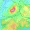 Mappa topografica Singen, altitudine, rilievo