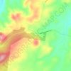 Mappa topografica Tent Hill, altitudine, rilievo