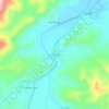 Mappa topografica Cañaveral, altitudine, rilievo