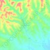 Mappa topografica Fubine Monferrato, altitudine, rilievo