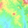 Mappa topografica Montiano, altitudine, rilievo
