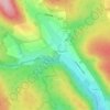 Mappa topografica Schloss Nienover, altitudine, rilievo