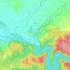 Mappa topografica Russan, altitudine, rilievo