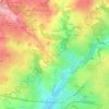 Mappa topografica Le Mas Blanc, altitudine, rilievo