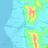 Mappa topografica Aringay, altitudine, rilievo