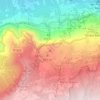 Mappa topografica Cañitas, altitudine, rilievo