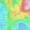 Mappa topografica Mont Vinaigrier, altitudine, rilievo