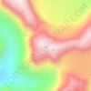 Mappa topografica 4280, altitudine, rilievo