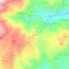 Mappa topografica Aveleiras, altitudine, rilievo