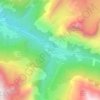 Mappa topografica La Tuile, altitudine, rilievo