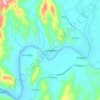 Mappa topografica Langiden, altitudine, rilievo