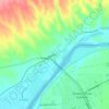 Mappa topografica Earp, altitudine, rilievo