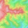 Mappa topografica La Petilière, altitudine, rilievo