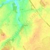Mappa topografica Crucey, altitudine, rilievo