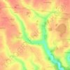 Mappa topografica Le Tertre, altitudine, rilievo