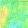 Mappa topografica Le Pré Noë, altitudine, rilievo
