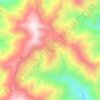 Mappa topografica El Cisne, altitudine, rilievo