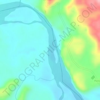 Mappa topografica Río Puyo, altitudine, rilievo