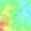 Mappa topografica Gosai Guda, altitudine, rilievo