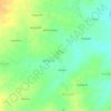 Mappa topografica Arjunda, altitudine, rilievo