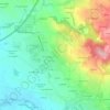 Mappa topografica Les Peux, altitudine, rilievo