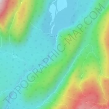 Mappa topografica Third Canyon, altitudine, rilievo