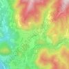 Mappa topografica Lavignino, altitudine, rilievo