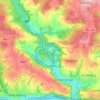 Mappa topografica Reut, altitudine, rilievo