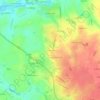Mappa topografica La Chauvière, altitudine, rilievo