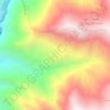 Mappa topografica Provincia de Canta, altitudine, rilievo