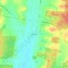 Mappa topografica Muckleford, altitudine, rilievo