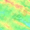 Mappa topografica La Bougrière, altitudine, rilievo