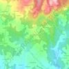 Mappa topografica Ceinturat, altitudine, rilievo