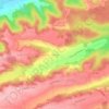 Mappa topografica Cauhapé, altitudine, rilievo