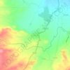 Mappa topografica Monteagudo, altitudine, rilievo
