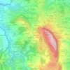Mappa topografica Casaccia, altitudine, rilievo