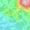 Mappa topografica Ernading, altitudine, rilievo