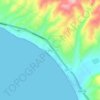Mappa topografica Puerto Nuevo, altitudine, rilievo