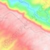 Mappa topografica Luna, altitudine, rilievo